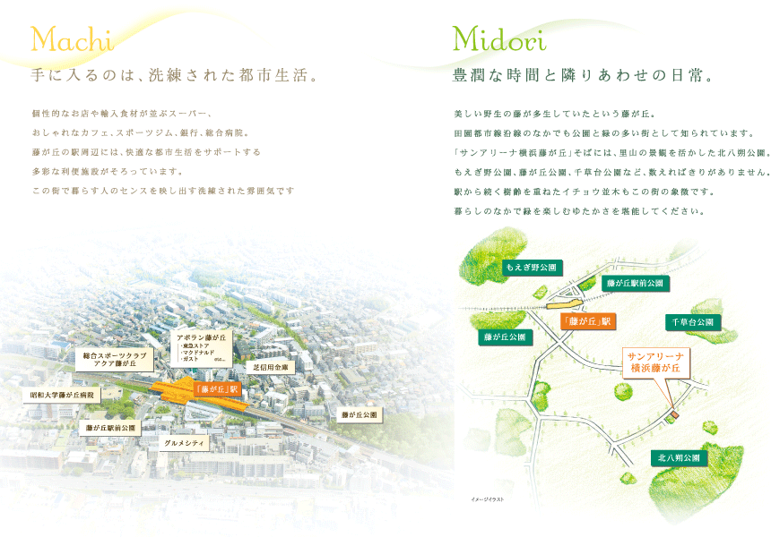 手に入るのは、洗練された都市生活/豊潤な時間と隣りあわせの日常。
