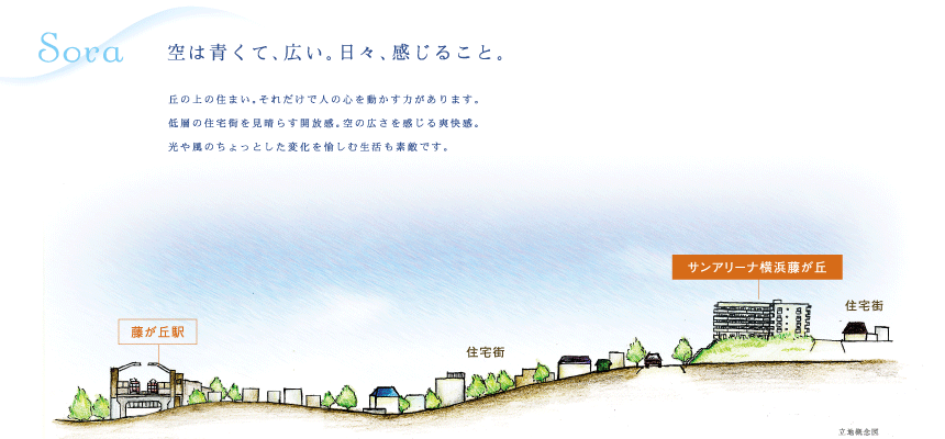空は青くて、広い。日々、感じること。
